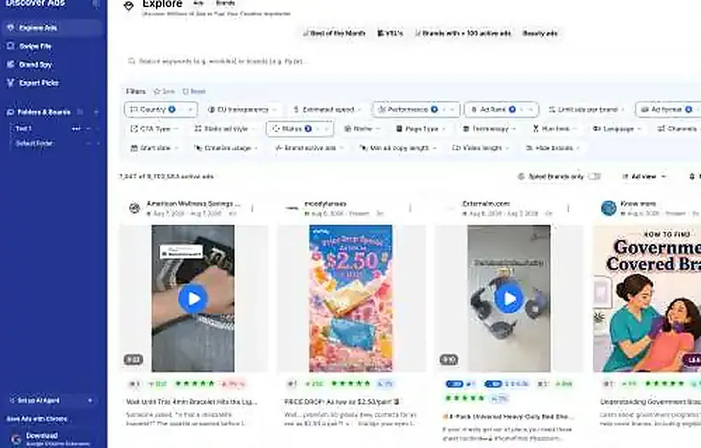 GetHookd.ai — Filtered discovery across brands, platforms and formats